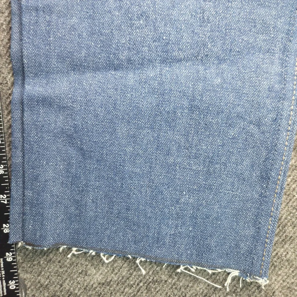 Wrangler Cowboy Cut Original Fit Jeans Mens 38 Raw Hem Blue Denim 13MWZOD‎